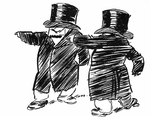 'Behold the puddin'-thieves!'