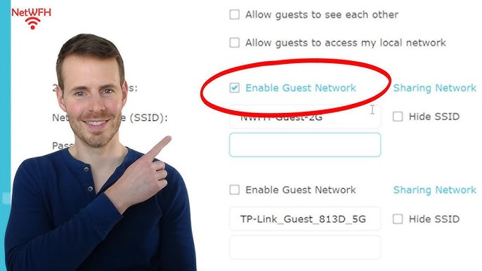 Guest network on spectrum router