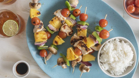 Hawaiian Chicken Kabobs