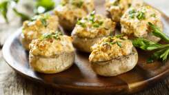 Stuff Your Vegetables With Store-Bought Crab Cakes