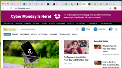 A browser window with many open tabs