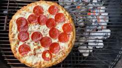 You Can Grill a Frozen Pizza