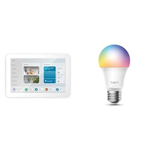 Echo Hub with TP-Link Tapo Smart Color Bulb