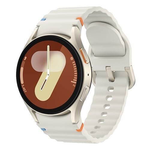SAMSUNG Galaxy Watch 7 40mm Bluetooth AI Smartwatch w/Energy Score, Wellness Tips, Heart Rate Tracking, Sleep Monitor, Fitness Tracker, 2024, Cream [US Version, 1Yr Manufacturer Warranty]