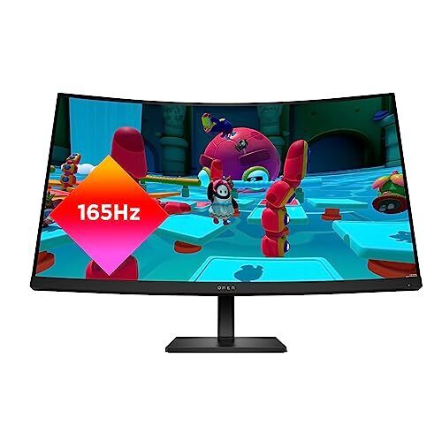 HP Omen 32c 32" 1440p 165Hz Curved Gaming Monitor