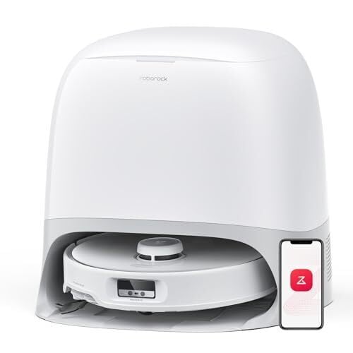 roborock Qrevo Curv Robot Vacuum and Mop, 18,500Pa Suction, Zero-Tangling, DuoDivide Main Brush, FlexiArm Arc Side Brush, FlexiArm Mop, AdaptiLift Chassis, Auto Mop Washing & Drying, Self-Emptying