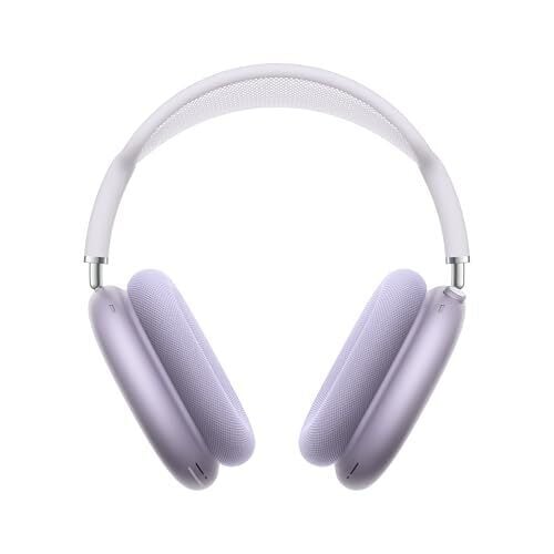 Apple AirPods Max Wireless Over-Ear Headphones, Pro-Level Active Noise Cancellation, Transparency Mode, Personalized Spatial Audio, USB-C Charging, Bluetooth Headphones for iPhone - Purple