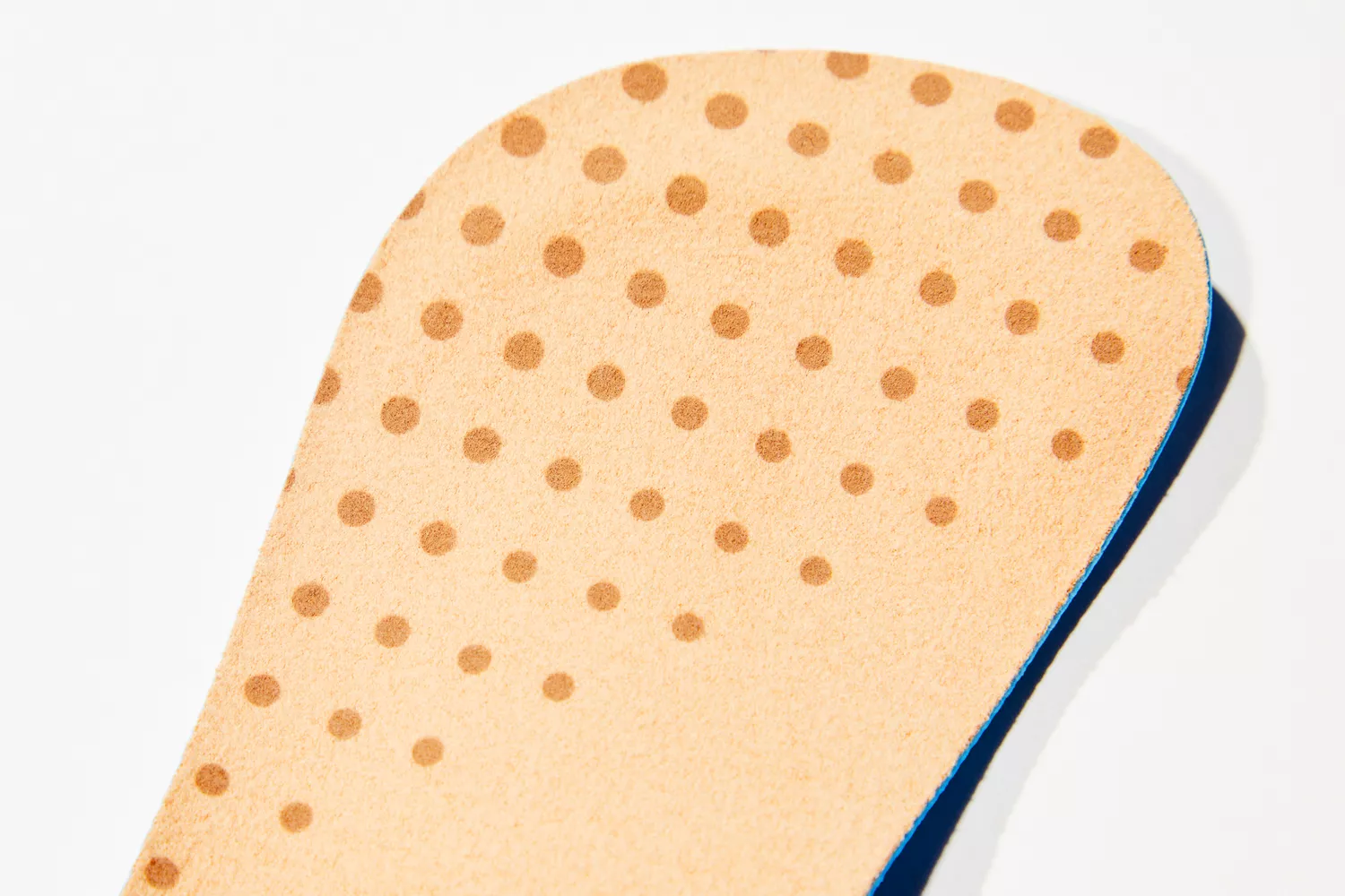 Closeup of the heel of a Vionic Slimfit Orthotic Insole