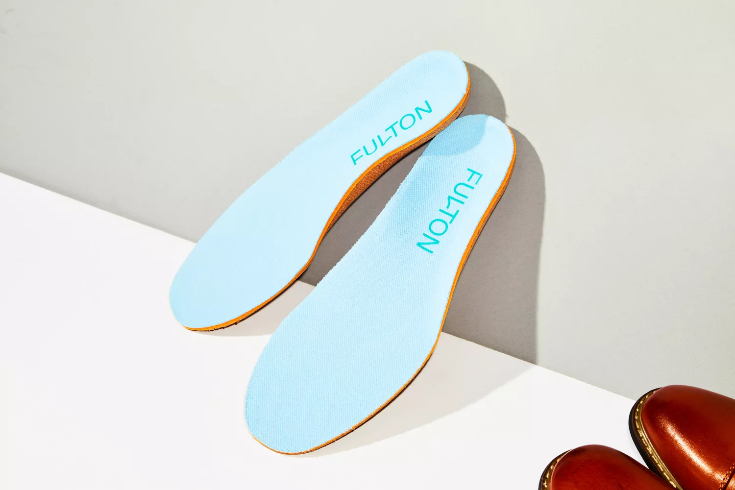 Fulton Athletic Insoles displayed on a white and gray surface