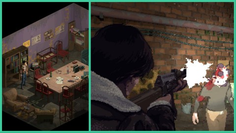 90s Gloomy Survival Horror, Holstin, Switches Between Isometric and Third-Person
