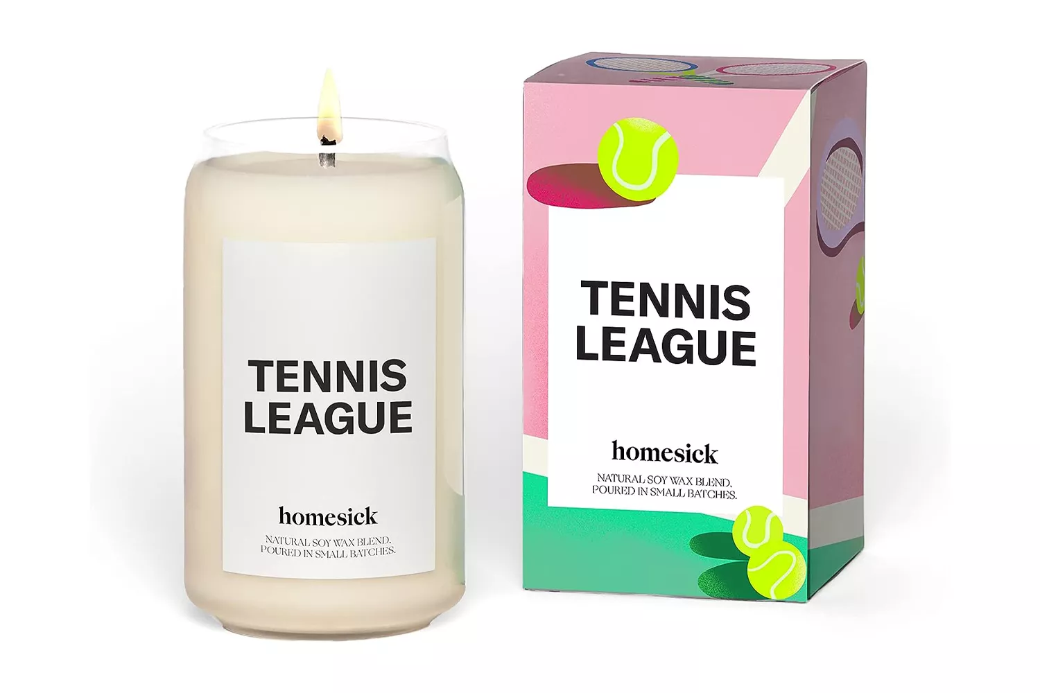 Homesick Premium Scented Candle, Tennis League