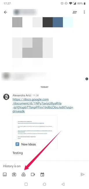 How To Activate Google Chat Settings Share Google Drive Link