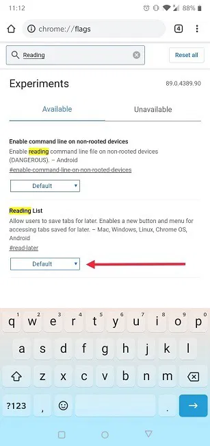 How To Add Read Later List Chrome Mobile Enable Reading List
