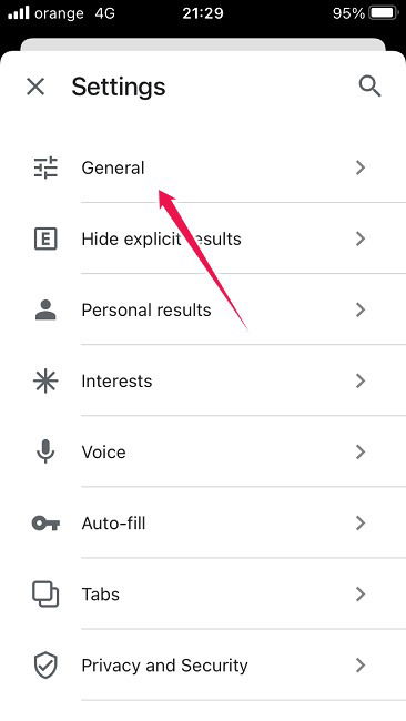 How To Change Google Background Ios General Settings