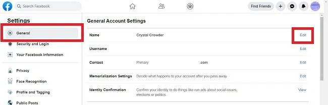 How To Change Your Name On Facebook General How To Change Your Name On Facebook General