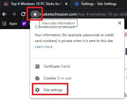 How To Copy Text From A Blocked Site In Chrome Site Settings How To Copy Text From A Blocked Site In Chrome Site Settings