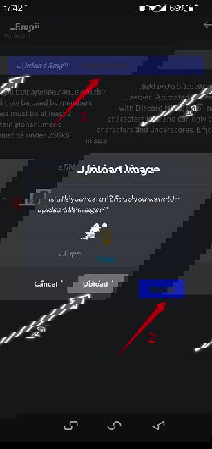 How To Create Custom Emoji Discord Mobile Upload Custom Emoji