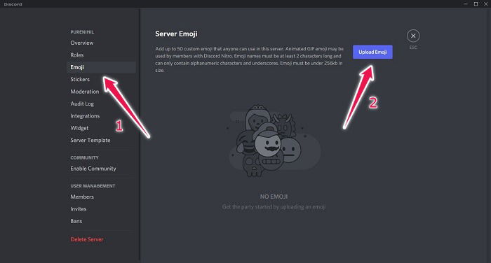 How To Create Custom Emoji Discord Upload Emoji