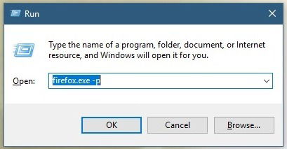 How To Create New User Profiles Firefox Chrome Run Profiles