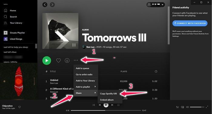 How To Create Spotify Codes Desktop Create Spotify Url Album