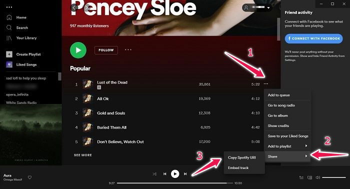 How To Create Spotify Codes Desktop Create Spotify Url Song