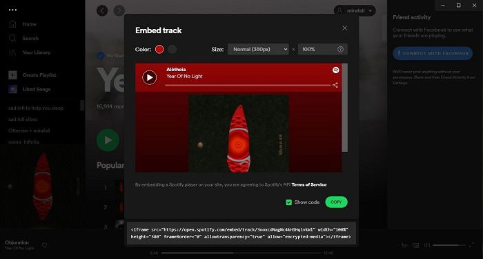 How To Create Spotify Codes Embed Code