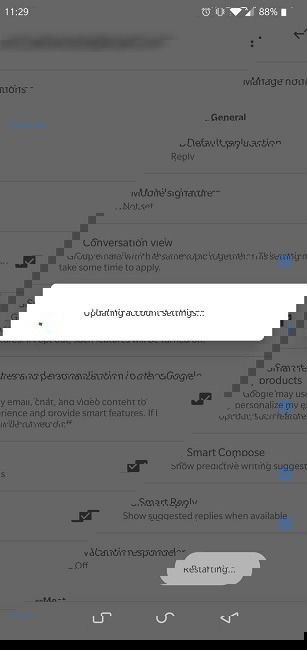 How To Disable Gmail Conversation View Mobile App Updating Settings