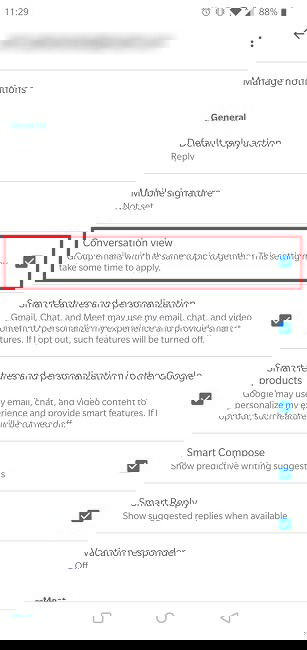 How To Disable Gmail Conversation View Mobile Disable Feature