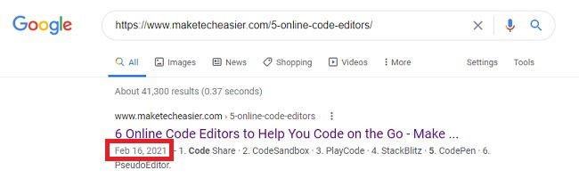 How To Find Out When A Webpage Was Published Google How To Find Out When A Webpage Was Published Google