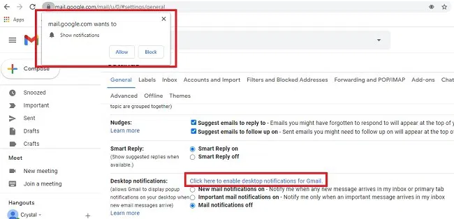 How To Get Notifications From Gmail In Chrome Gmail Allow How To Get Notifications From Gmail In Chrome Gmail Allow