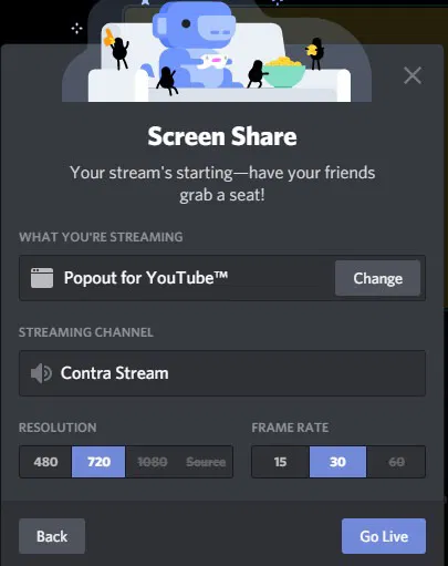 How To Stream On Discord Step 4