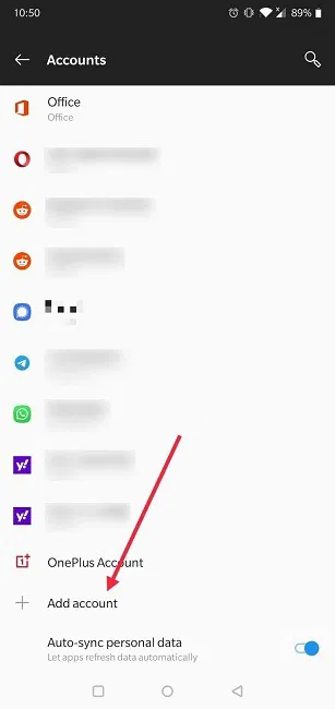 How To Switch Google Account Android Settings Add New Account