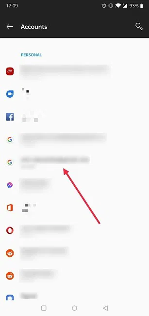 How To Switch Google Account Android Settings Select Account To Delete