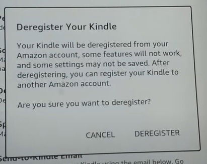 How To Use Kindle Without An Amazon Account Deregister