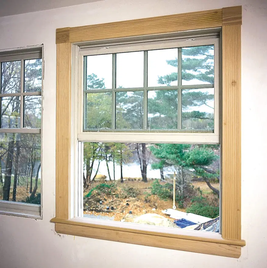 Finishing touches are completed as step eight and the window is fully trimmed out.