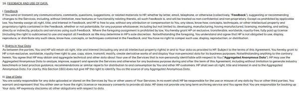 hp all-in-plan privacy policy 2