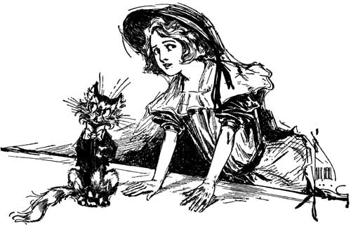 Dorothy and the cat