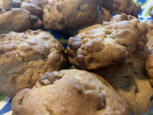 Thick, Soft, and Chewy Chocolate Chip Cookies