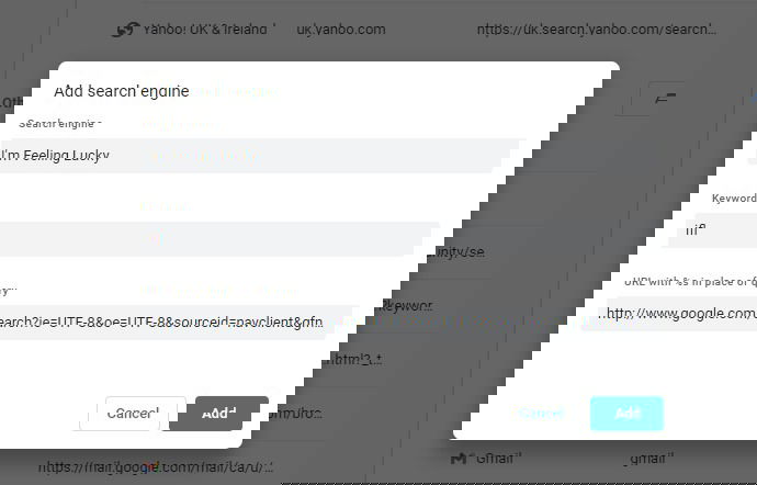 Im Feeling Lucky Google Add Search Engine 2