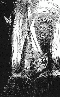 Plunged headlong over the edge. Plunged headlong over the edge.