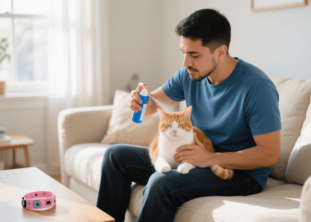 Deworming Cats Externally: Spot-On Treatments vs Collars vs Sprays