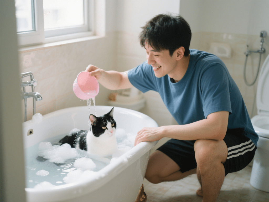Can You Bathe a Cat Before or After Deworming? Timing and Best Practices
