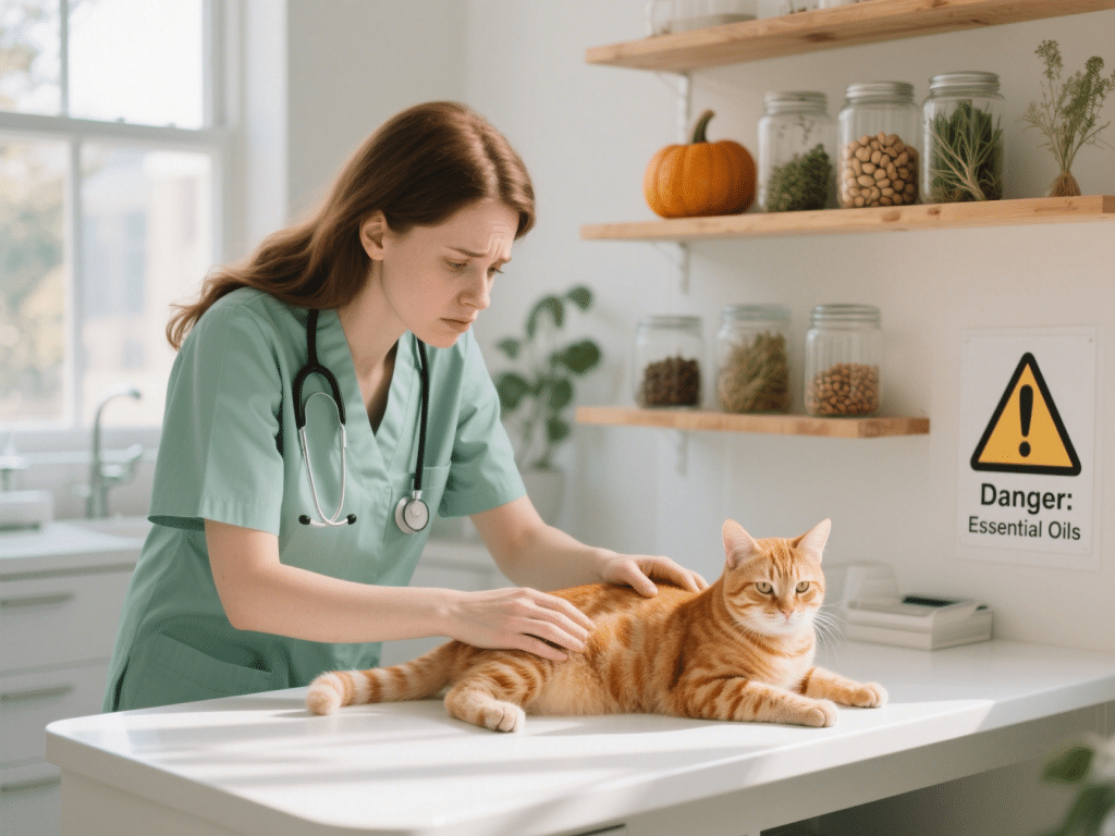 Natural Deworming for Cats: Are Herbal or Essential Oil Solutions Safe?