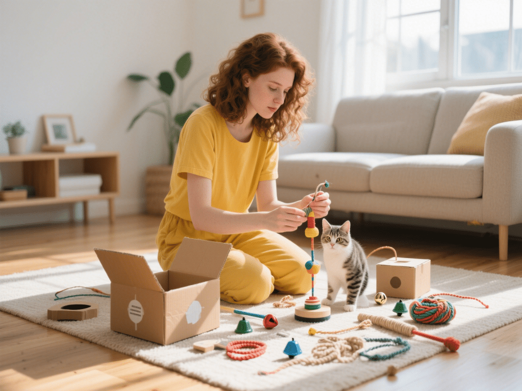DIY Cat Enrichment Toys to Stimulate Your Cat’s Mind