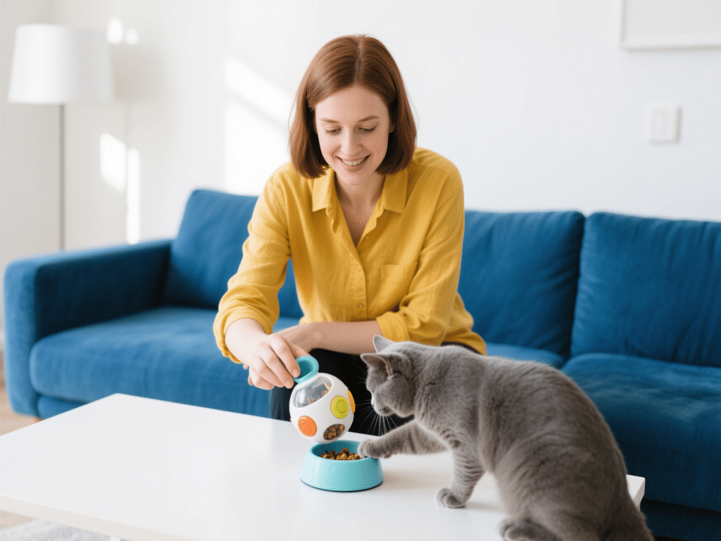 Boosting Your Cat’s Enrichment with Puzzle Feeders