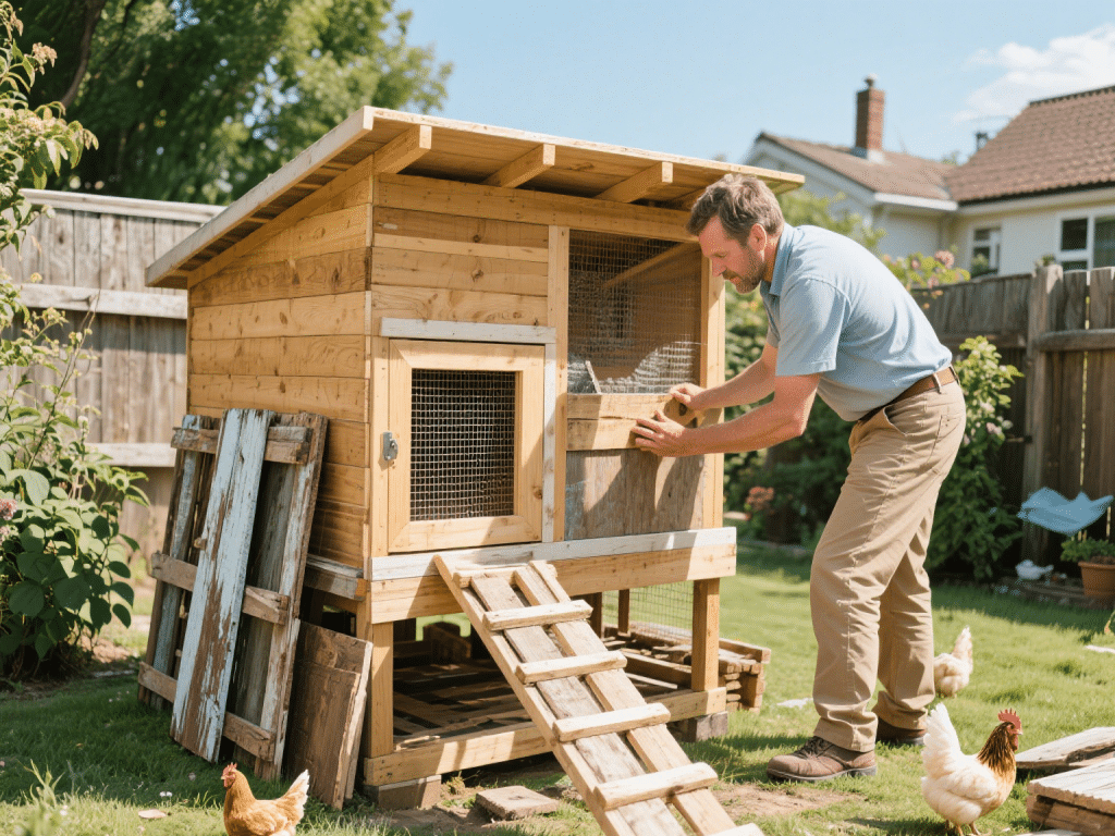 Building a DIY Outdoor Chicken Coop: Budget-Friendly Steps
