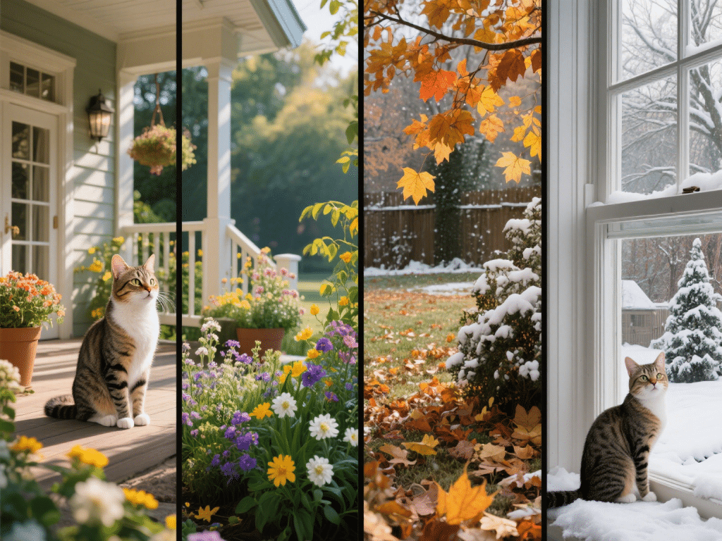 Seasonal Cat Care: Adapting Your Routine for Spring, Summer, Fall, and Winter