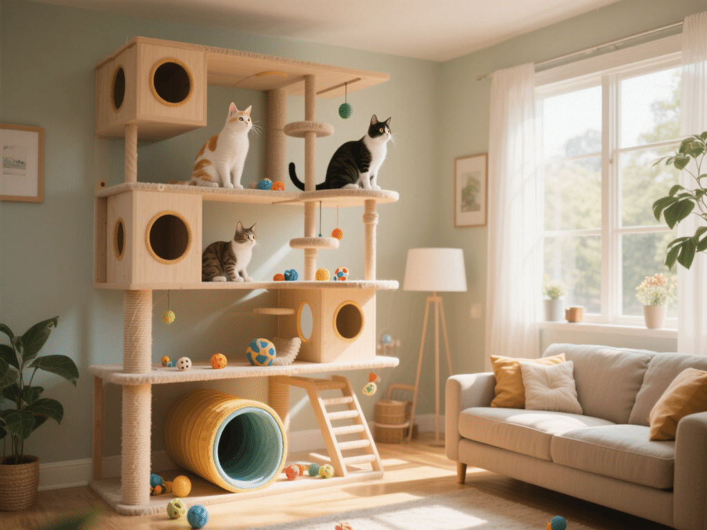 Creating the Perfect Indoor Playground: Enrichment Ideas for Happy Cats