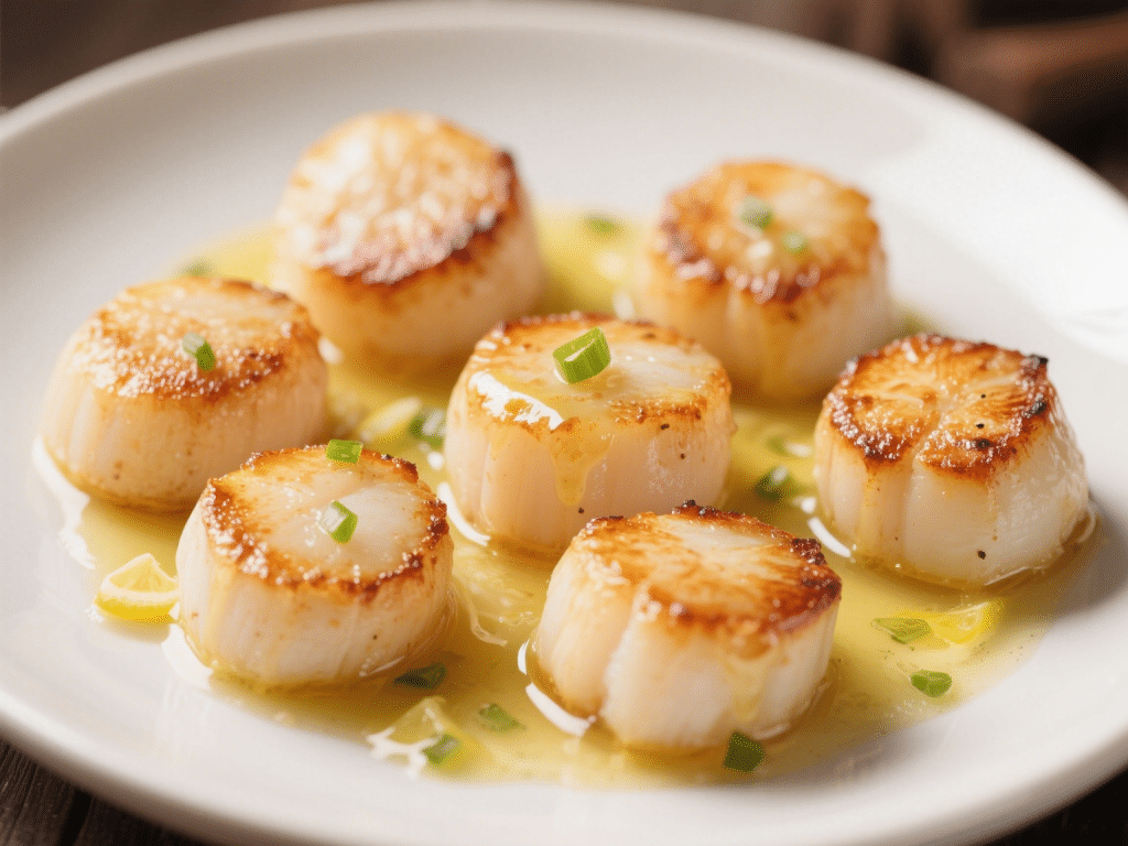 Pan-Seared Scallops with Lemon Garlic Butter