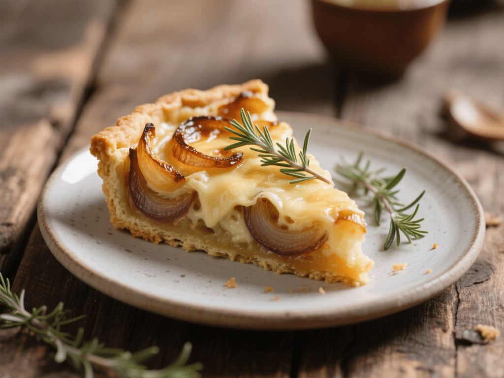 Caramelized Onion and Gruyère Tart with Thyme